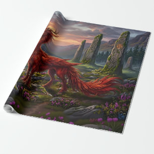 Guardian of the Ancient Celtic Realms Wrapping Paper