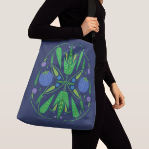 Guardian Of The Blueberries Crossbody Bag