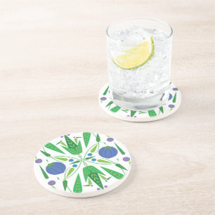 Guardian Of The Blueberries Sandstone Coaster