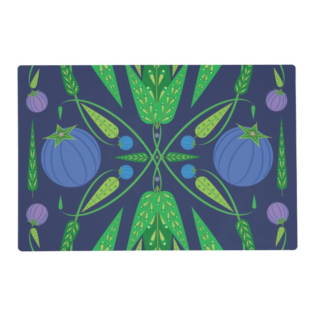 Guardian Of The Blueberries Wipeable Placemat (Front)
