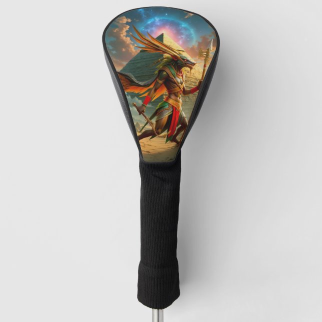 Guardian of the Celestial Gate – Anubis  Golf Head Cover (Front)