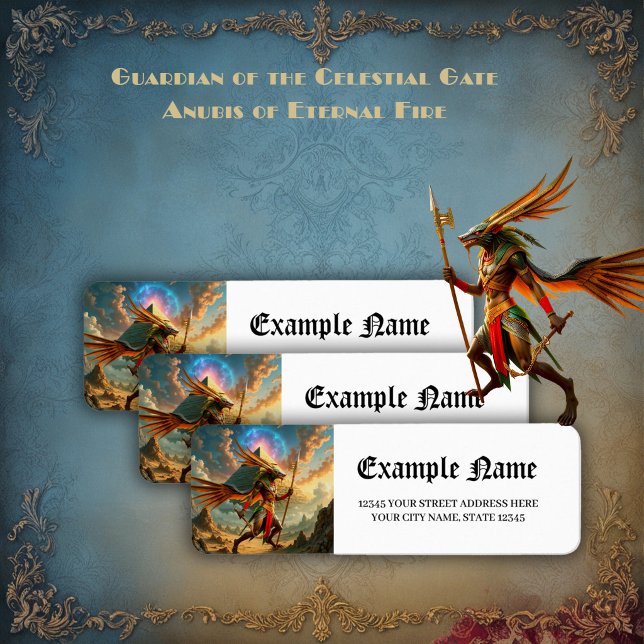 Guardian of the Celestial Gate – Anubis  Label (Creator Uploaded)