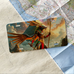 Guardian of the Celestial Gate – Anubis License Plate