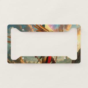 Guardian of the Celestial Gate – Anubis License Plate Frame