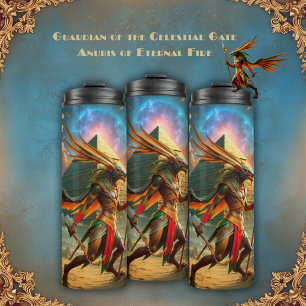 Guardian of the Celestial Gate – Anubis Thermal Tumbler