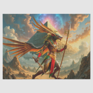Guardian of the Celestial Gate – Anubis Tissue Paper
