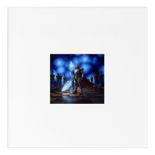 Guardian Of The Chessboard Acrylic Print