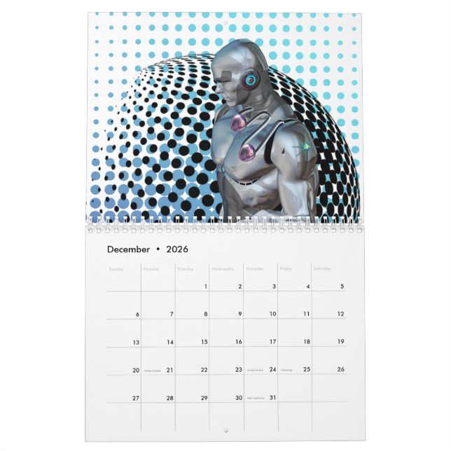 Guardian of the Digital Realm  Calendar (Dec 2026)