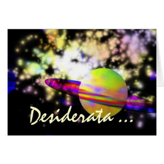Guardian of the Galaxy DESIDERATA Cards