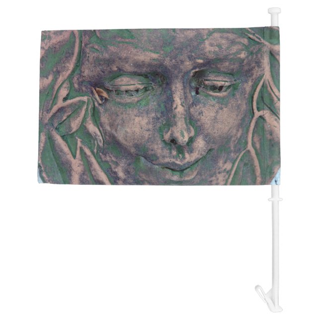 Guardian of the Garden Car Flag (Back)