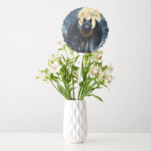 Guardian of the Moon – The Black Winged Wolf Balloon
