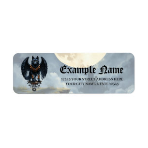 Guardian of the Moon – The Black Winged Wolf Label