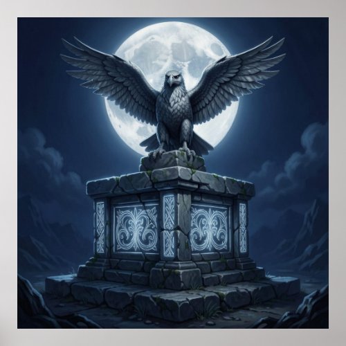 Guardian of the Moonlit Sanctuary Poster