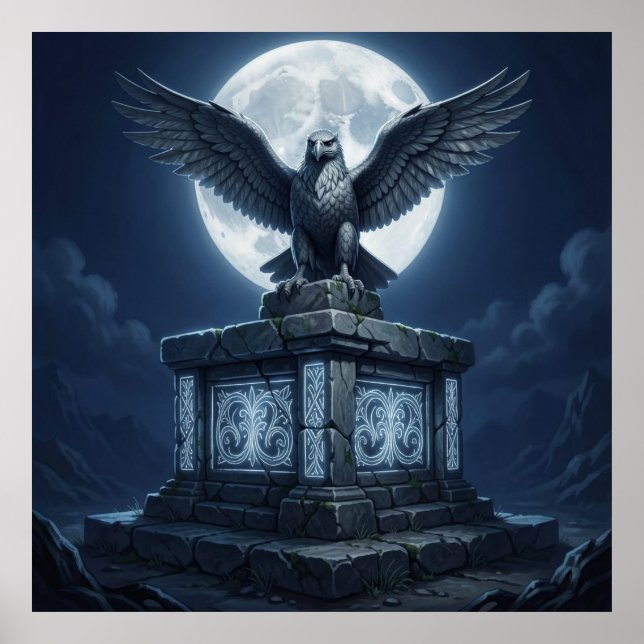 Guardian of the Moonlit Sanctuary Poster (Front)