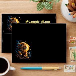 Guardian of the Solar Threshold – Lion of Balance  Envelope