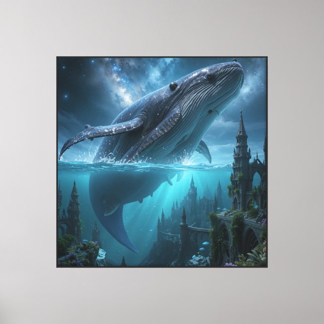 Guardian of the Sunken Cathedral Canvas Print (Front)
