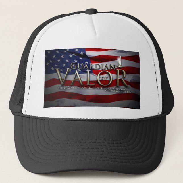 Guardian Of Valor Trucker Hat (Front)