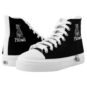Women's High Top Black Shoes Details about   Pitbull Bully 