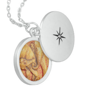 Guardian’s Grace Amazing Heart Pride Elephant A Locket Necklace