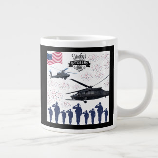 Guardians of Freedom black Giant Coffee Mug