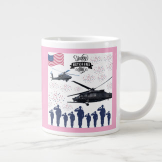 Guardians of Freedom pink Giant Coffee Mug