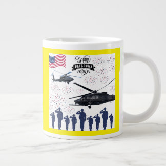 Guardians of Freedom yellow Giant Coffee Mug