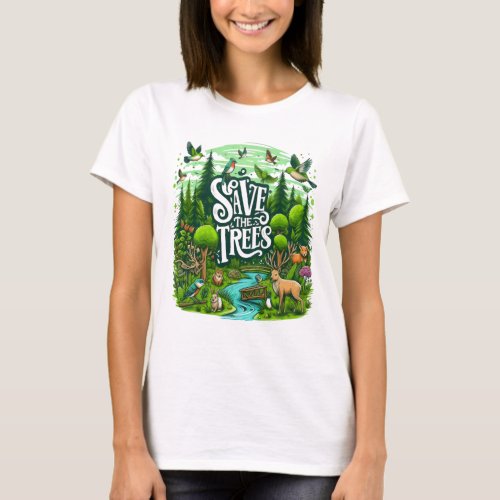 Guardians of the Forest Save Our Trees T_Shirt