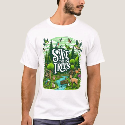 Guardians of the Forest Save Our Trees T_Shirt