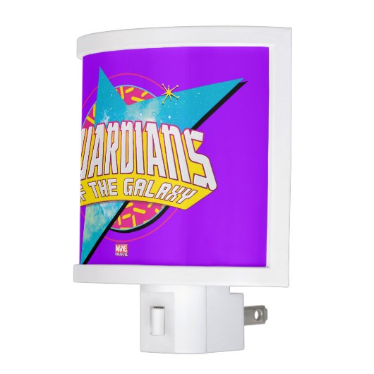 Guardians of the Galaxy 90's Logo Night Light (Left)