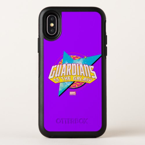 Guardians of the Galaxy 90s Logo OtterBox Symmetry iPhone X Case