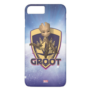 Guardians of the Galaxy Baby Groot Crest iPhone 8 Plus/7 Plus Case