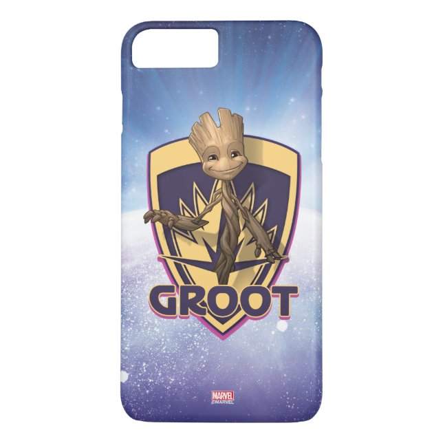 Guardians of the Galaxy | Baby Groot Crest Case-Mate iPhone Case (Back)