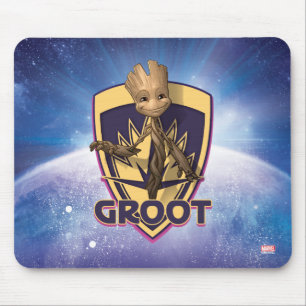 Guardians of the Galaxy Baby Groot Crest Mouse Pad