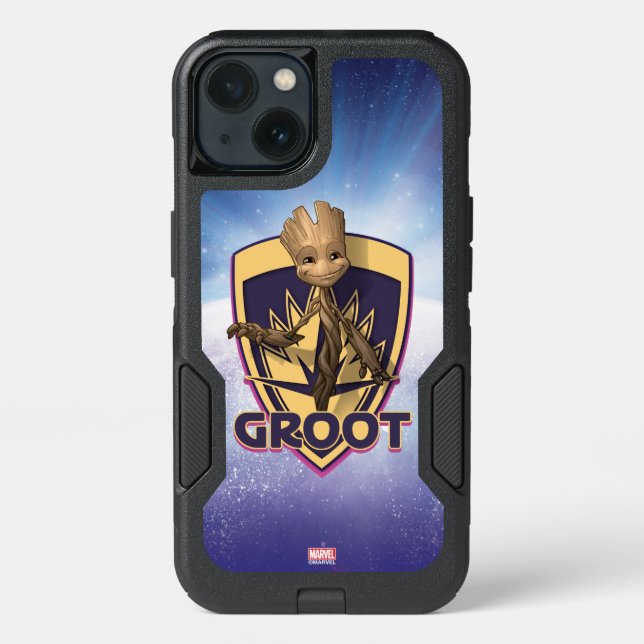Guardians of the Galaxy | Baby Groot Crest Otterbox iPhone Case (Back)