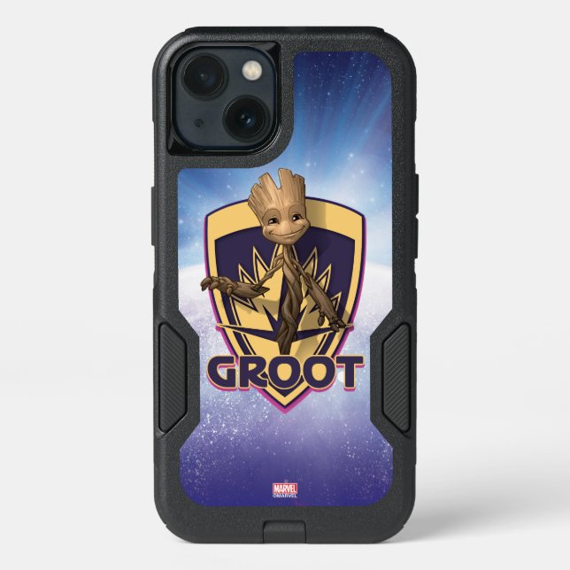 Guardians of the Galaxy | Baby Groot Crest Otterbox iPhone Case (Back)