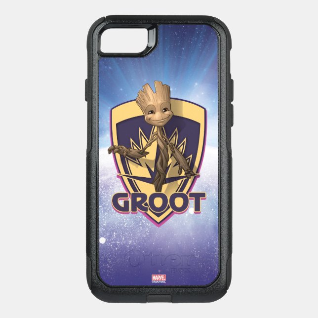 Guardians of the Galaxy | Baby Groot Crest Otterbox iPhone Case (Back)