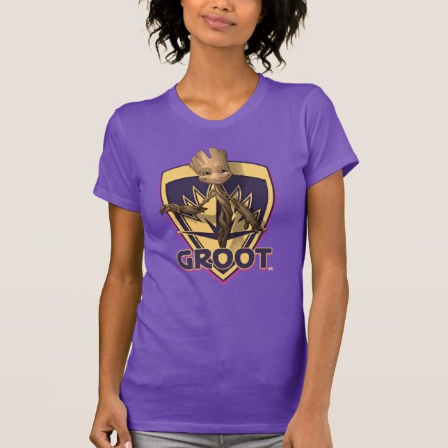 Guardians of the Galaxy | Baby Groot Crest T-Shirt (Front)