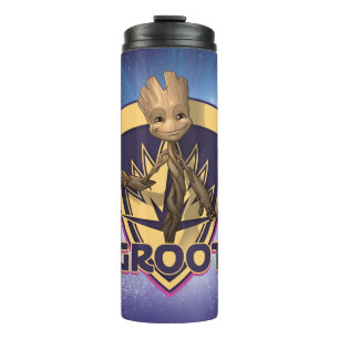 Guardians of the Galaxy Baby Groot Crest Thermal Tumbler