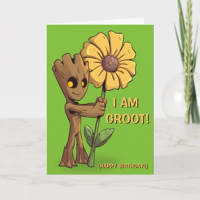 Guardians of the Galaxy | Baby Groot & Daisy Card (Front)
