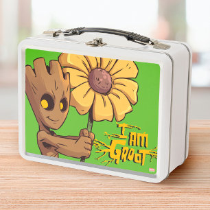 Guardians of the Galaxy Baby Groot & Daisy Metal Lunch Box