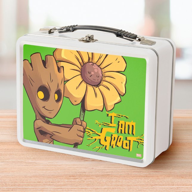 Guardians of the Galaxy | Baby Groot & Daisy Metal Lunch Box (Creator Uploaded)