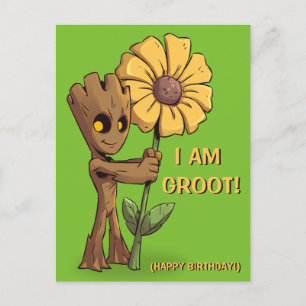 Guardians of the Galaxy   Baby Groot & Daisy Postcard