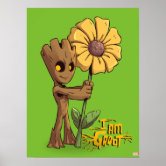 Guardians of the Galaxy Get | Poster | On Your Zazzle Groot