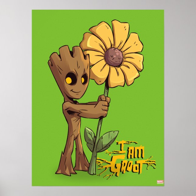 Guardians of the Galaxy | Baby Groot & Daisy Poster (Front)