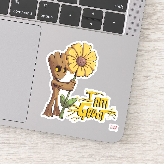 Guardians of the Galaxy | Baby Groot & Daisy Sticker (Detail)