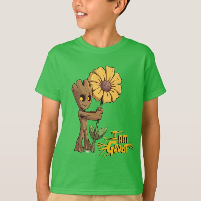 Guardians of the Galaxy | Baby Groot & Daisy T-Shirt (Front)