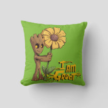 Guardians of the Galaxy | Baby Groot & Daisy Throw Pillow
