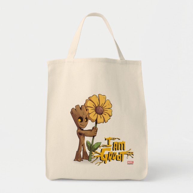 Guardians of the Galaxy | Baby Groot & Daisy Tote Bag (Front)