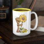 Guardians Of The Galaxy | Baby Groot &amp; Daisy Two-tone Coffee Mug at Zazzle