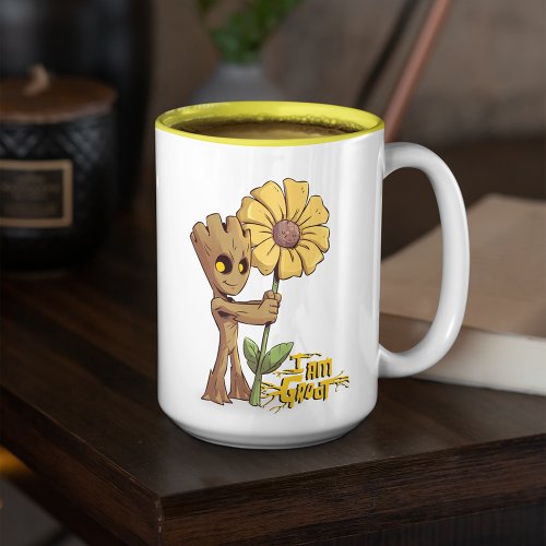 Guardians of the Galaxy  Baby Groot  Daisy Two_Tone Coffee Mug